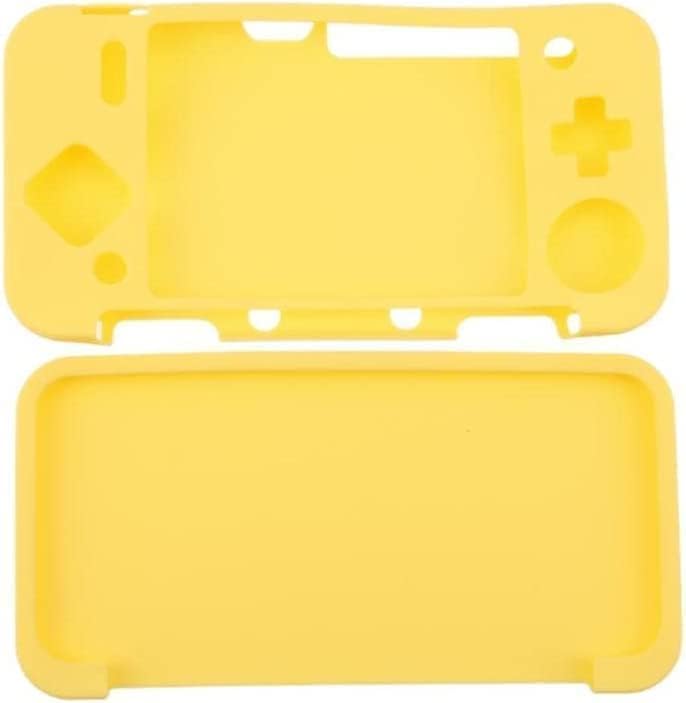 Silicone Soft Rubber Protector Case for New 2DS XL LL Game Console (Yellow) Z3555