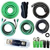 0 Gauge Amp Kit Complete AWG Amplifier Install Wiring Cables Q7308