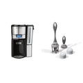 Charcoal Coffee Maker Water Filter Replacement Pods and Handle, 2-Pack and 12 Cup Coffee Maker Q12010
