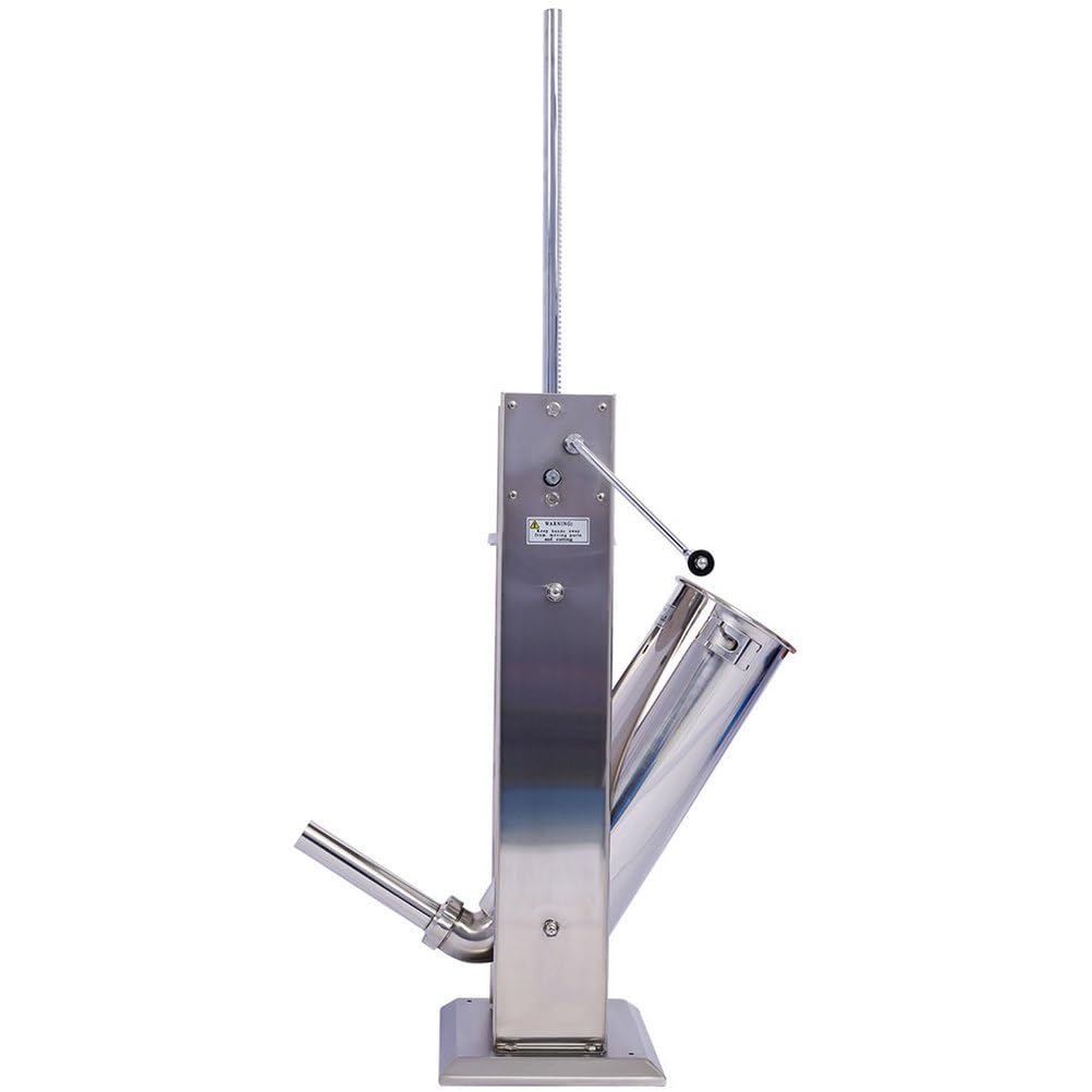 7L Stainless Steel Vertical Sausage Stuffer with 4 Stuffing Tubes O848854