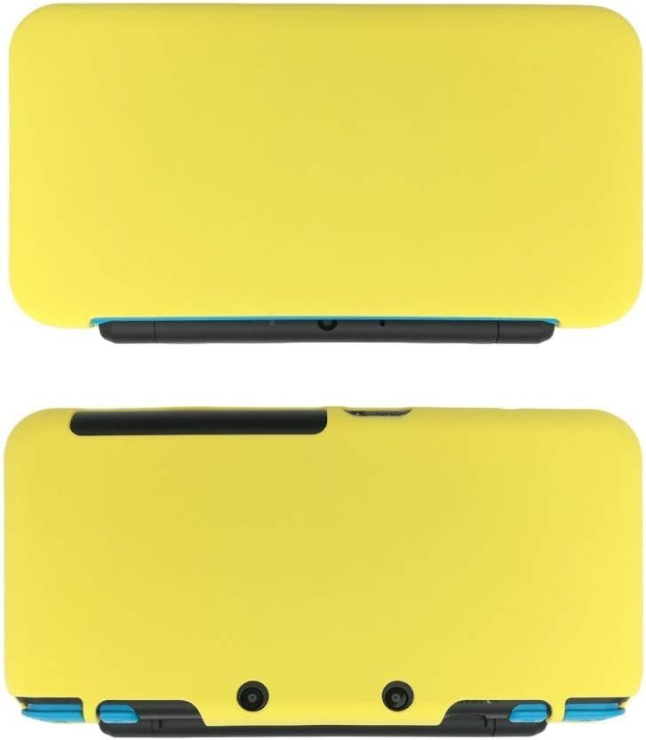 Silicone Soft Rubber Protector Case for New 2DS XL LL Game Console (Yellow) Z3555