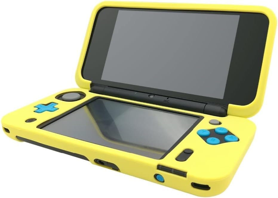 Silicone Soft Rubber Protector Case for New 2DS XL LL Game Console (Yellow) Z3555