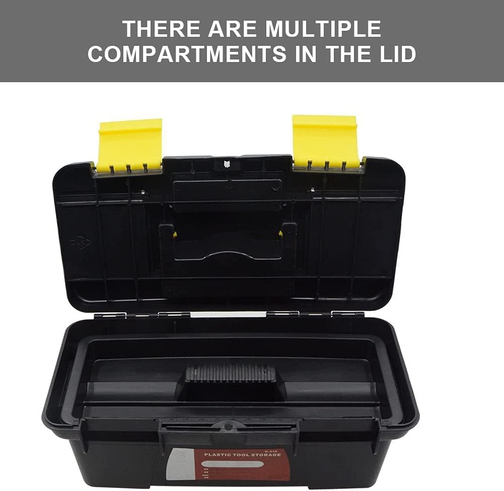 10-Inch Plastic Tool Box with Removable Tray D287869