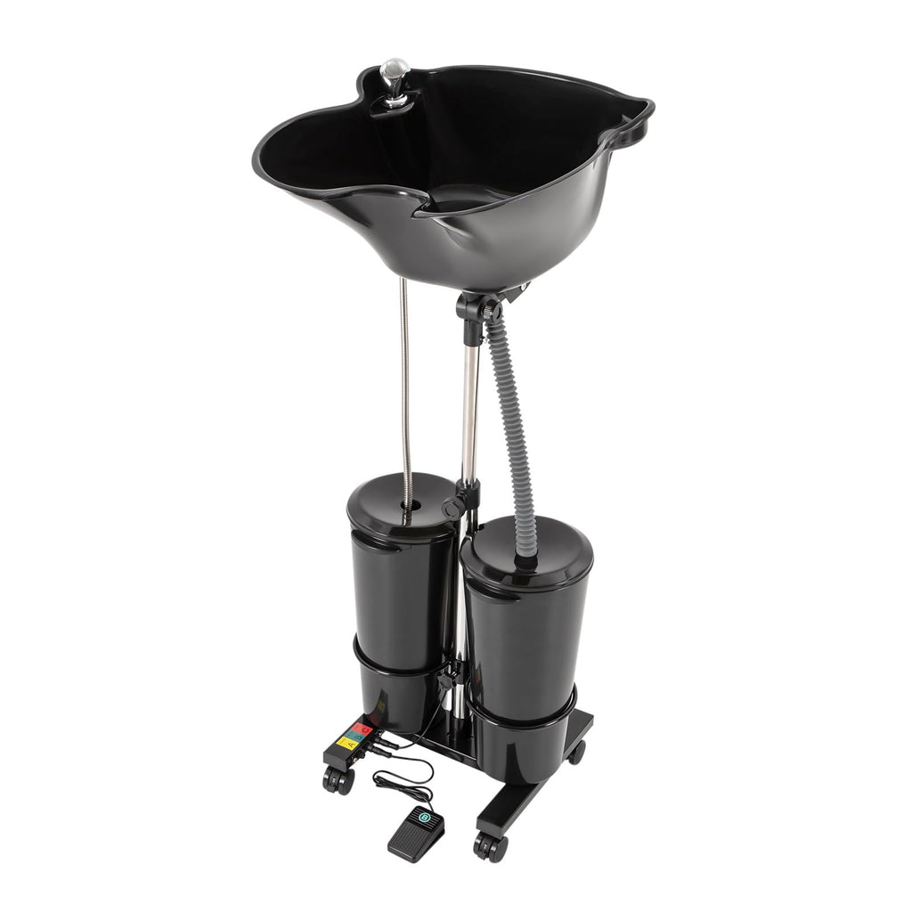 Portable Shampoo Sink with Electric Pump and Adjustable Height N425