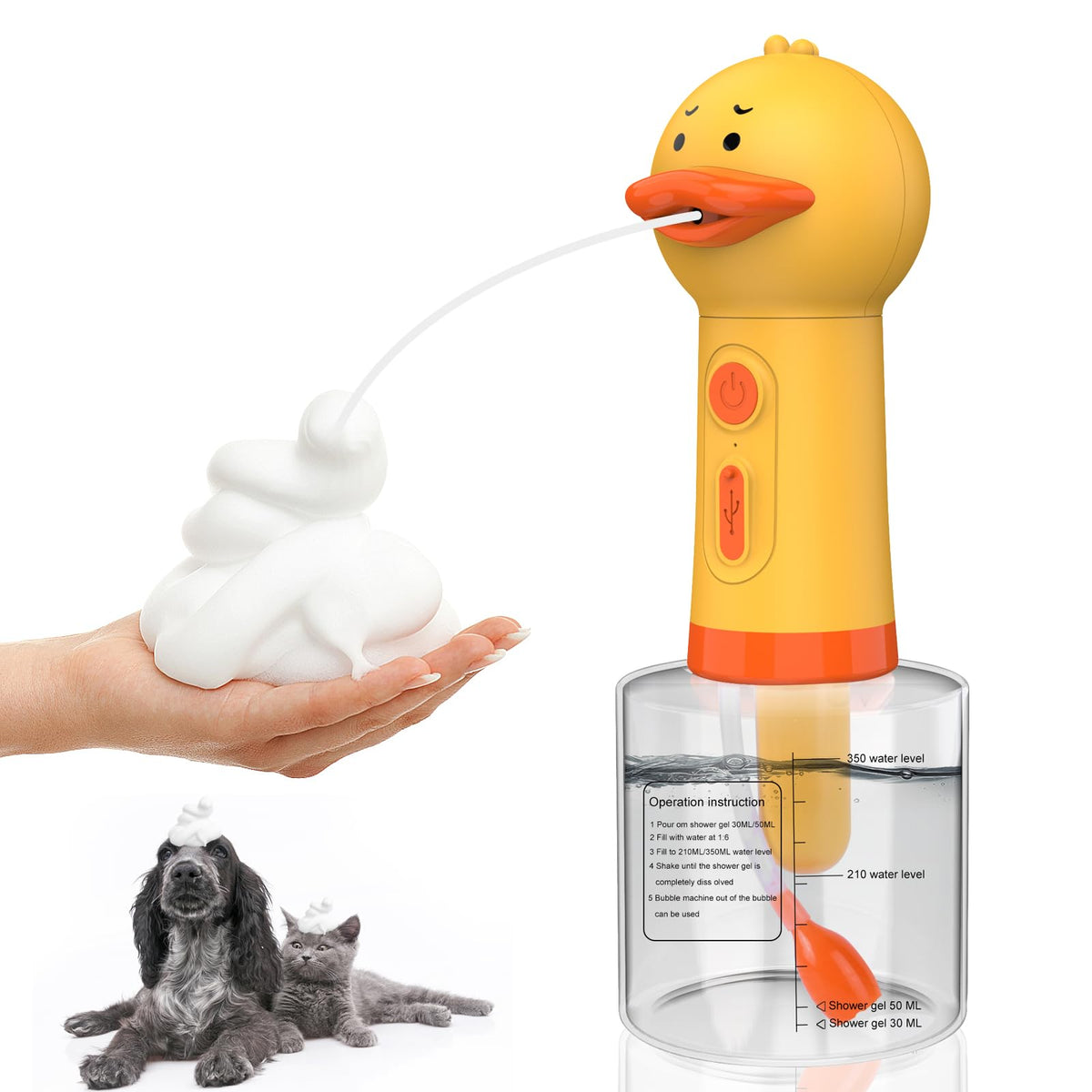 Electric Foaming Shampoo Dispenser V38327