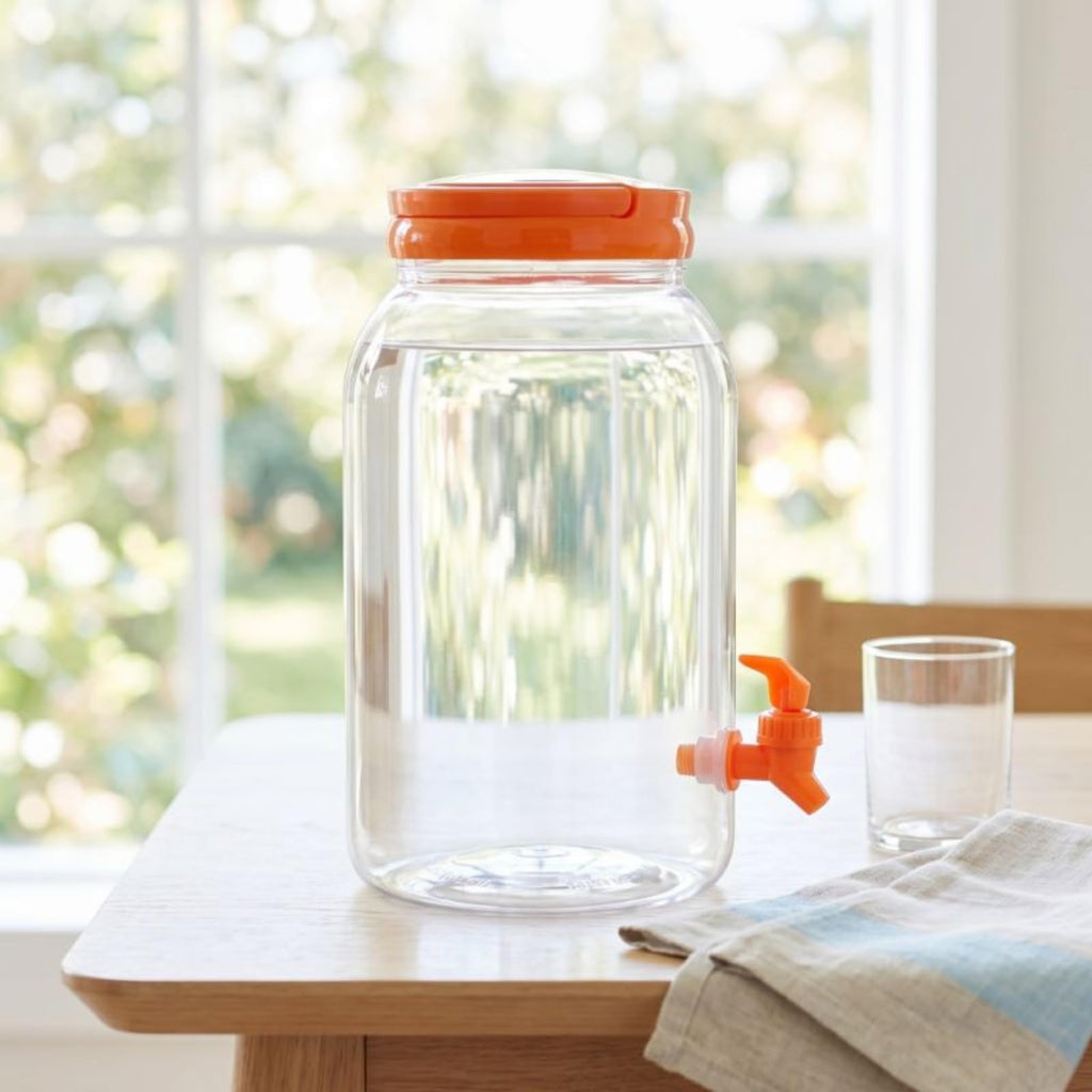 3.8L Clear PE Juice Bottle with Spigot G503968