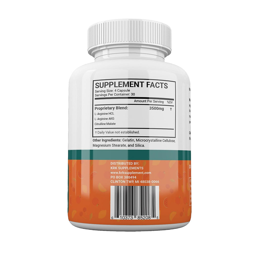 Nitric Oxide Complex 3500mg 240 Capsules K117