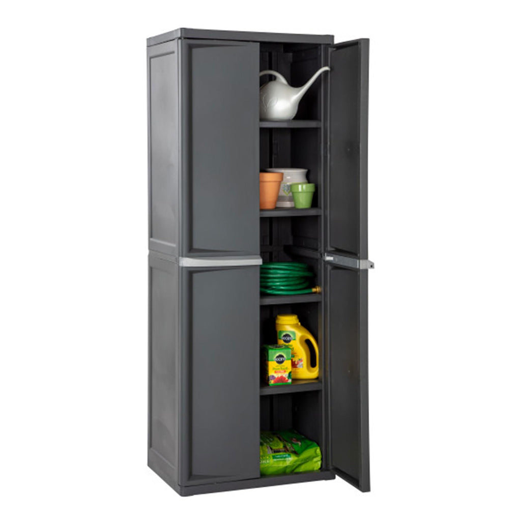 4 Shelf Lockable Utility Storage Cabinet H81745