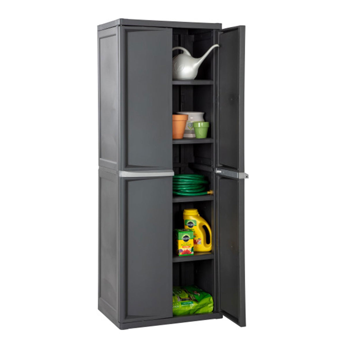 4 Shelf Lockable Utility Storage Cabinet H81745