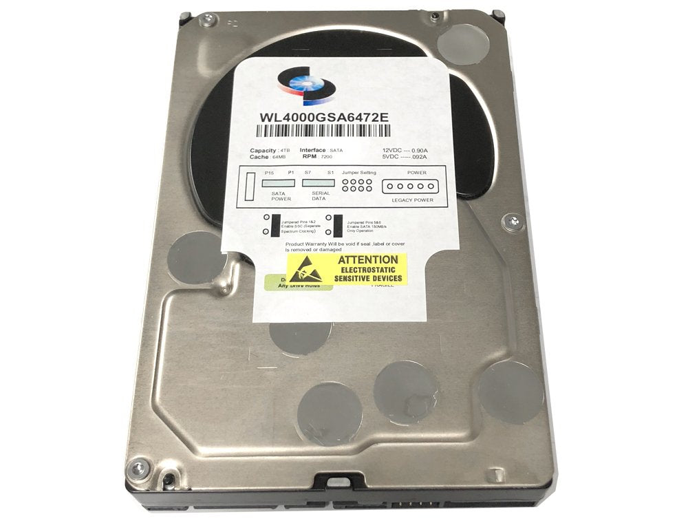 4TB 7200RPM 64MB Cache SATA 6.0Gb/s 3.5" Hard Drive I115