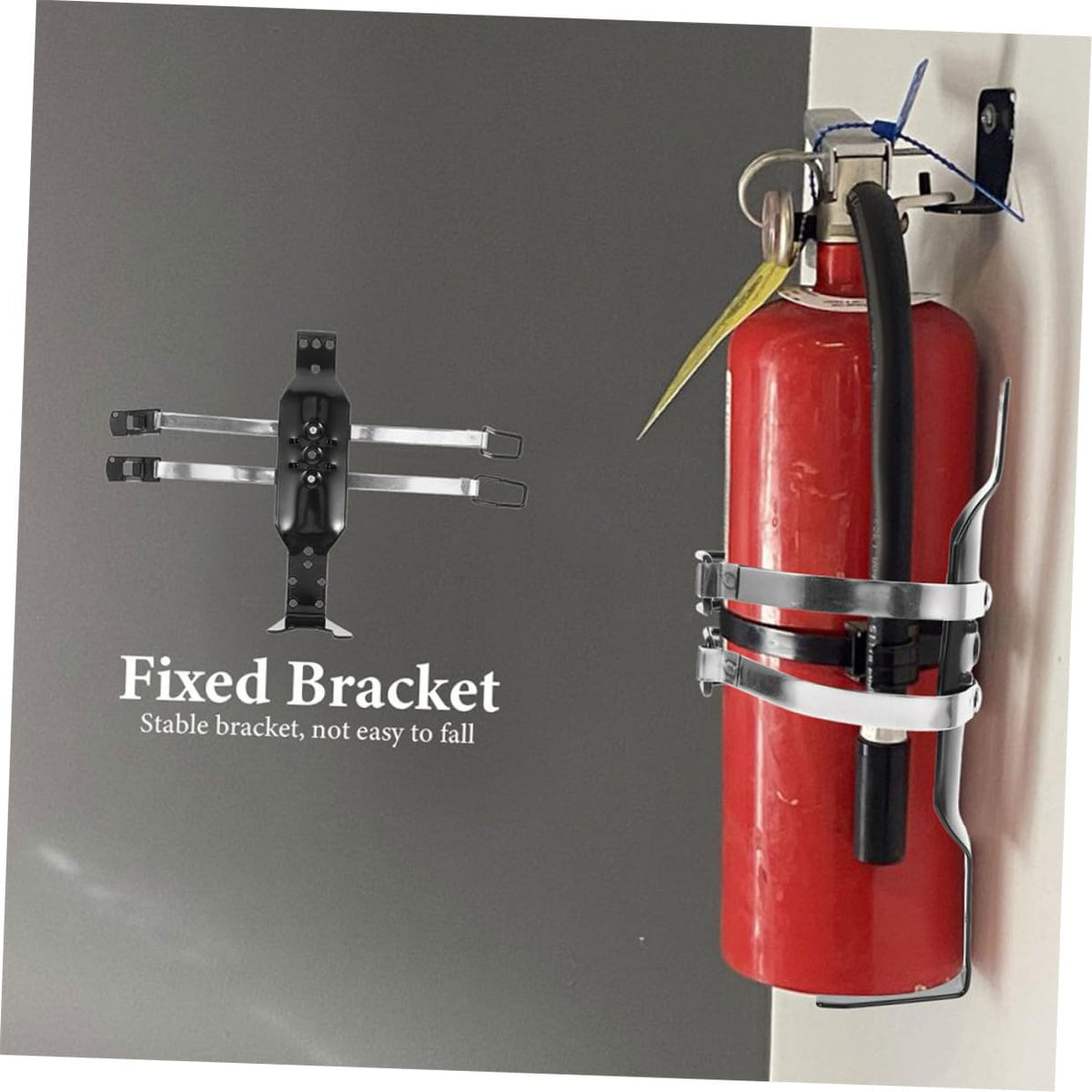2pcs Fire Extinguisher Mounting Holder Wall Bracket E495170