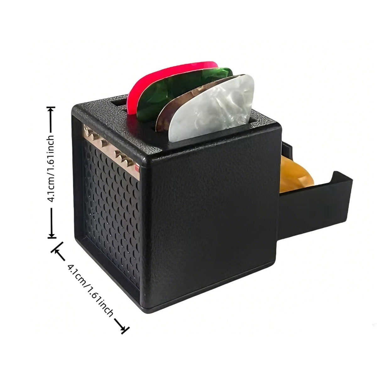 Guitar Picks Holder Box with 5 Guitar Picks L1435
