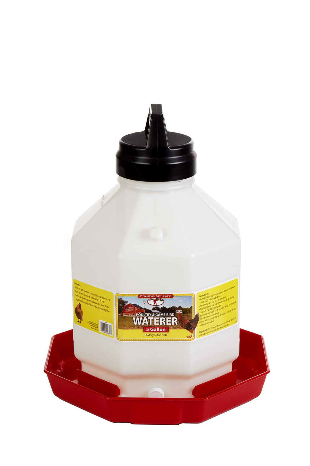 5 Gallon Plastic Poultry Waterer X70611