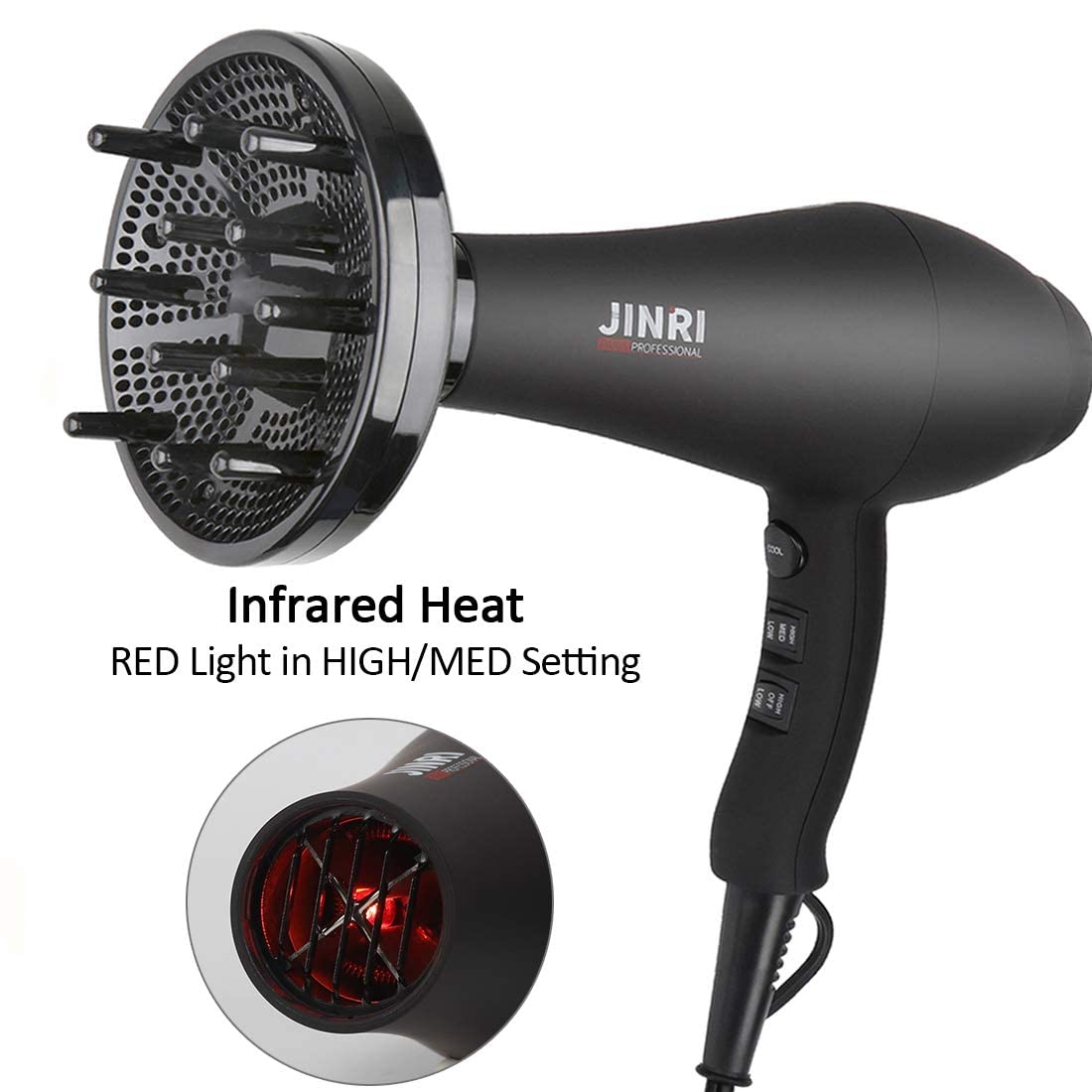 1875W Low Noise Ionic Hair Dryer D40139