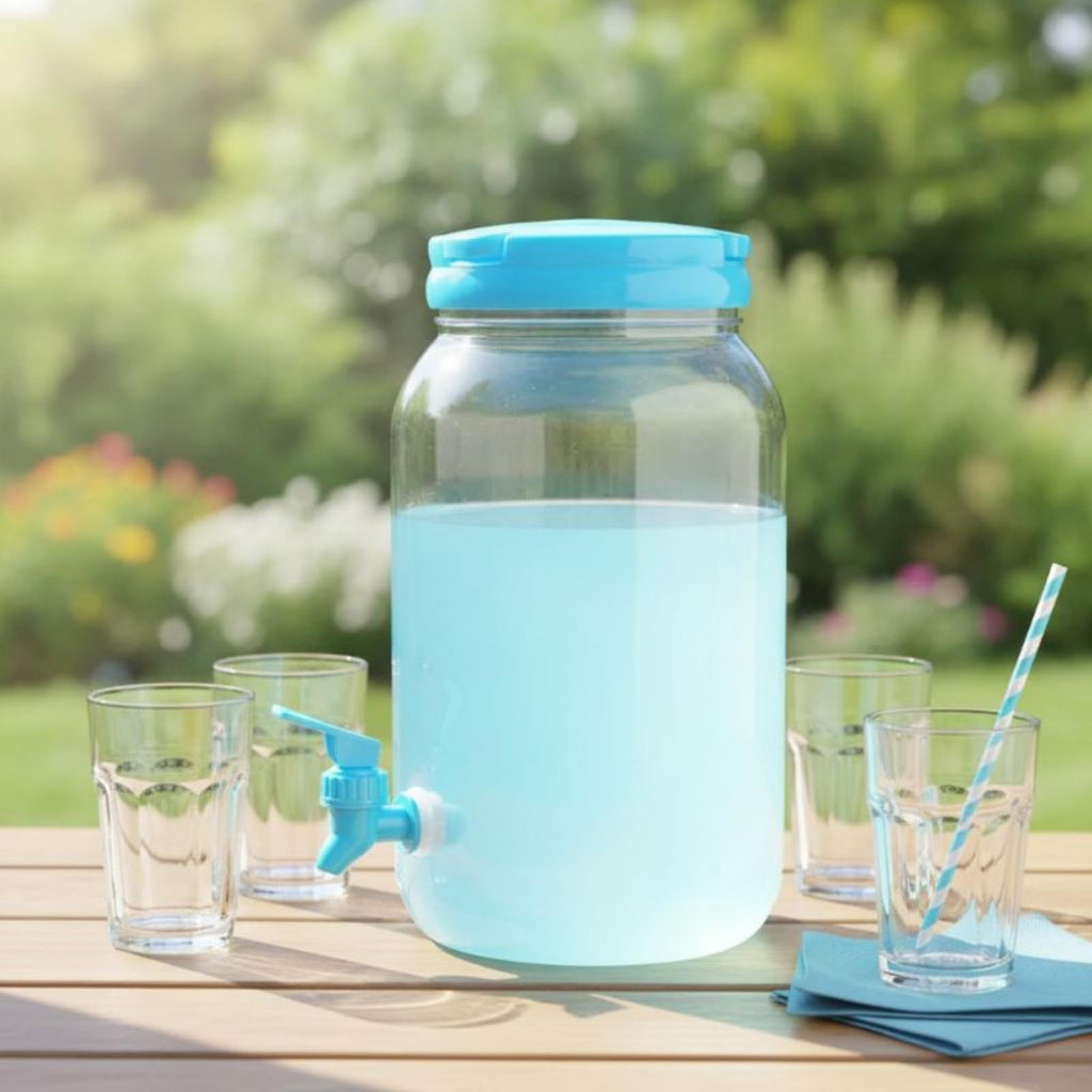 3.8L Clear PE Juice Bottle with Spigot G503968