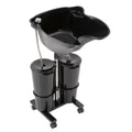 Portable Shampoo Bowl with Electric Pump Adjustable Height 2.64Gal C530828