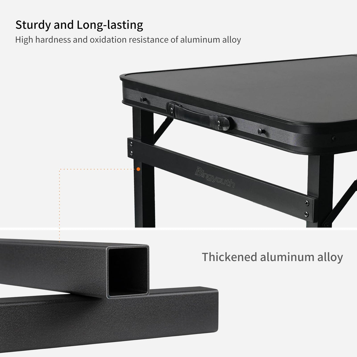 Folding Aluminum Camping Table X81245