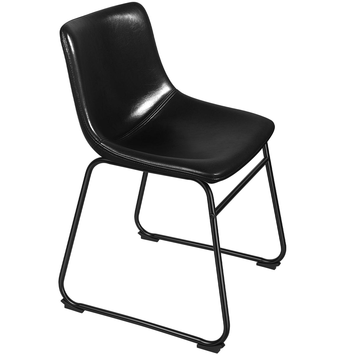Faux Leather Bar Stools Set of 2 Q49141