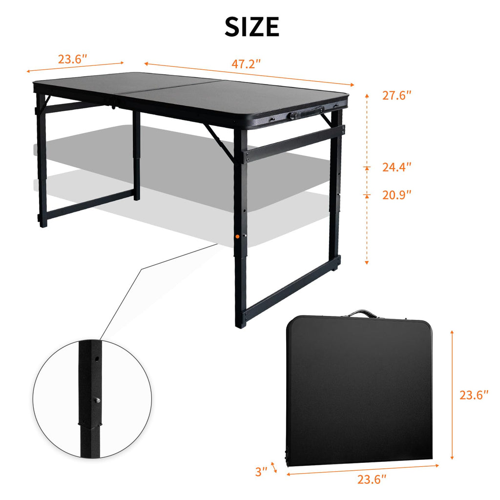 Folding Aluminum Camping Table X81245