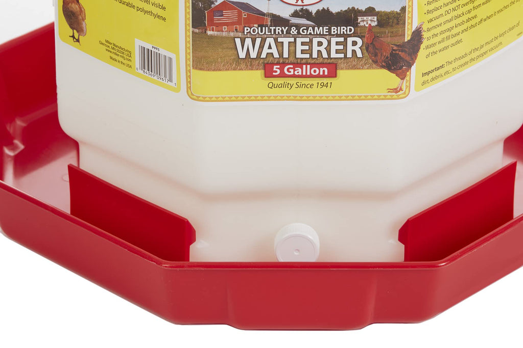 5 Gallon Plastic Poultry Waterer X70611
