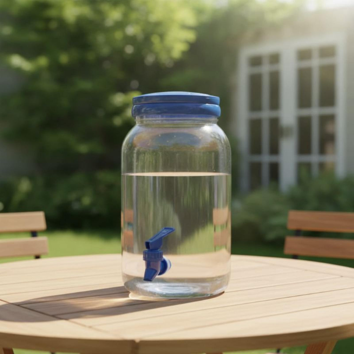 3.8L Clear PE Juice Bottle with Spigot G503968