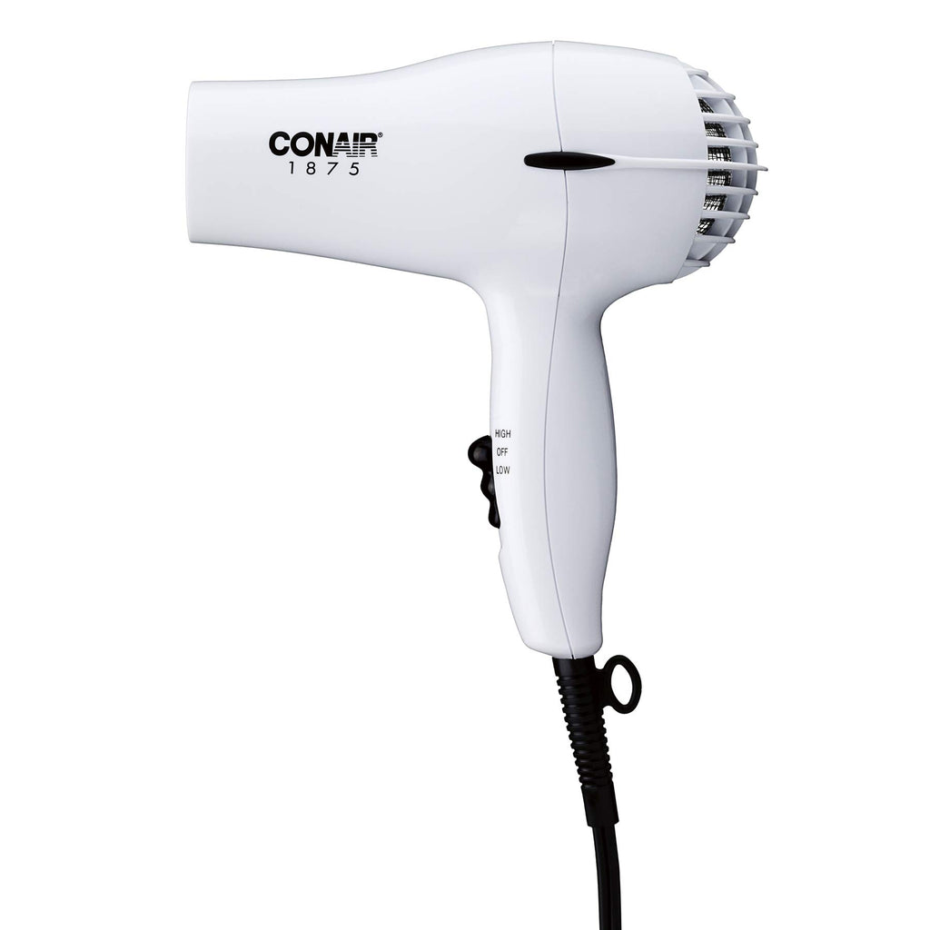 1875W Mid-Size White Hair Dryer D24378