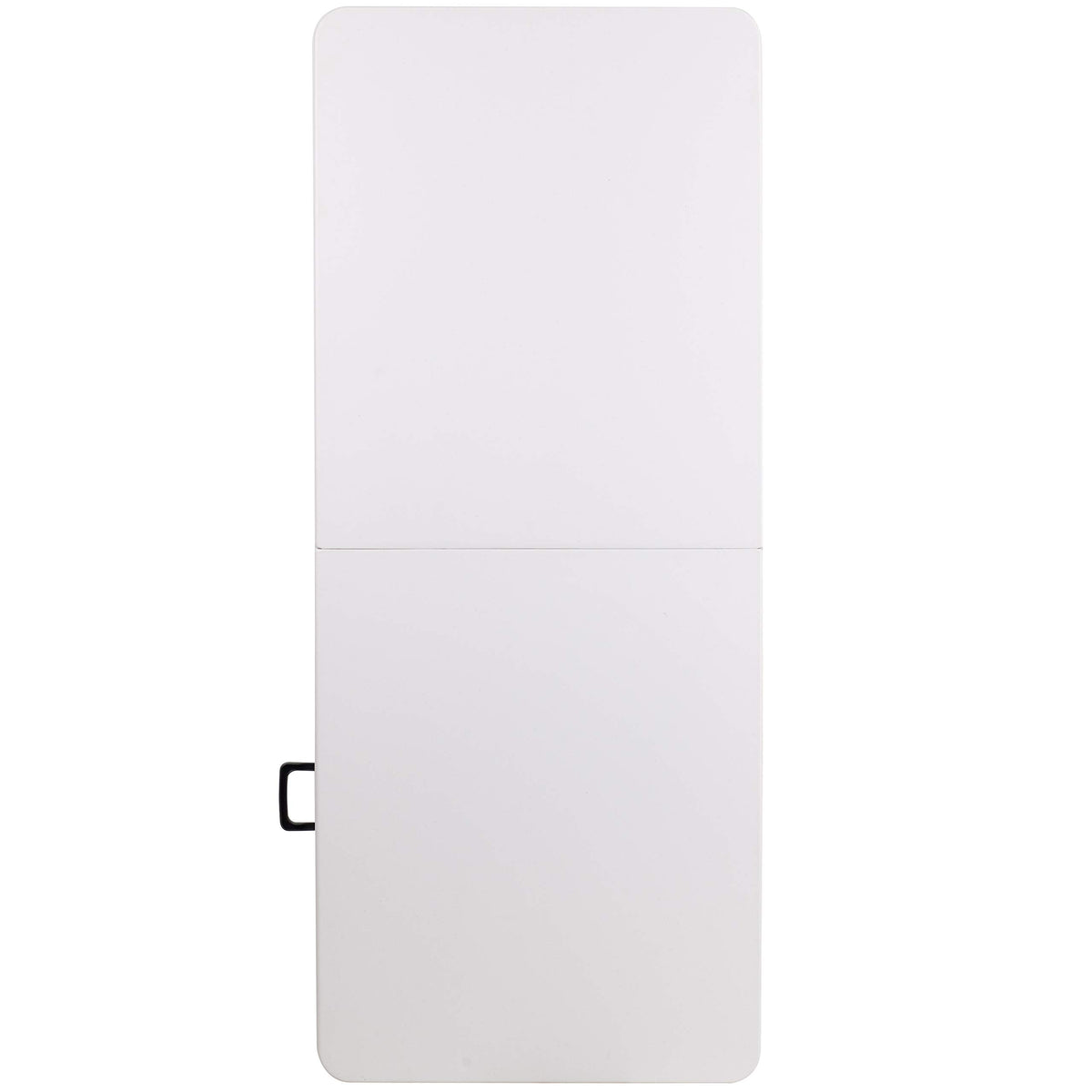 6-Foot Bi-Fold Granite White Plastic Folding Table with Carrying Handle B714833