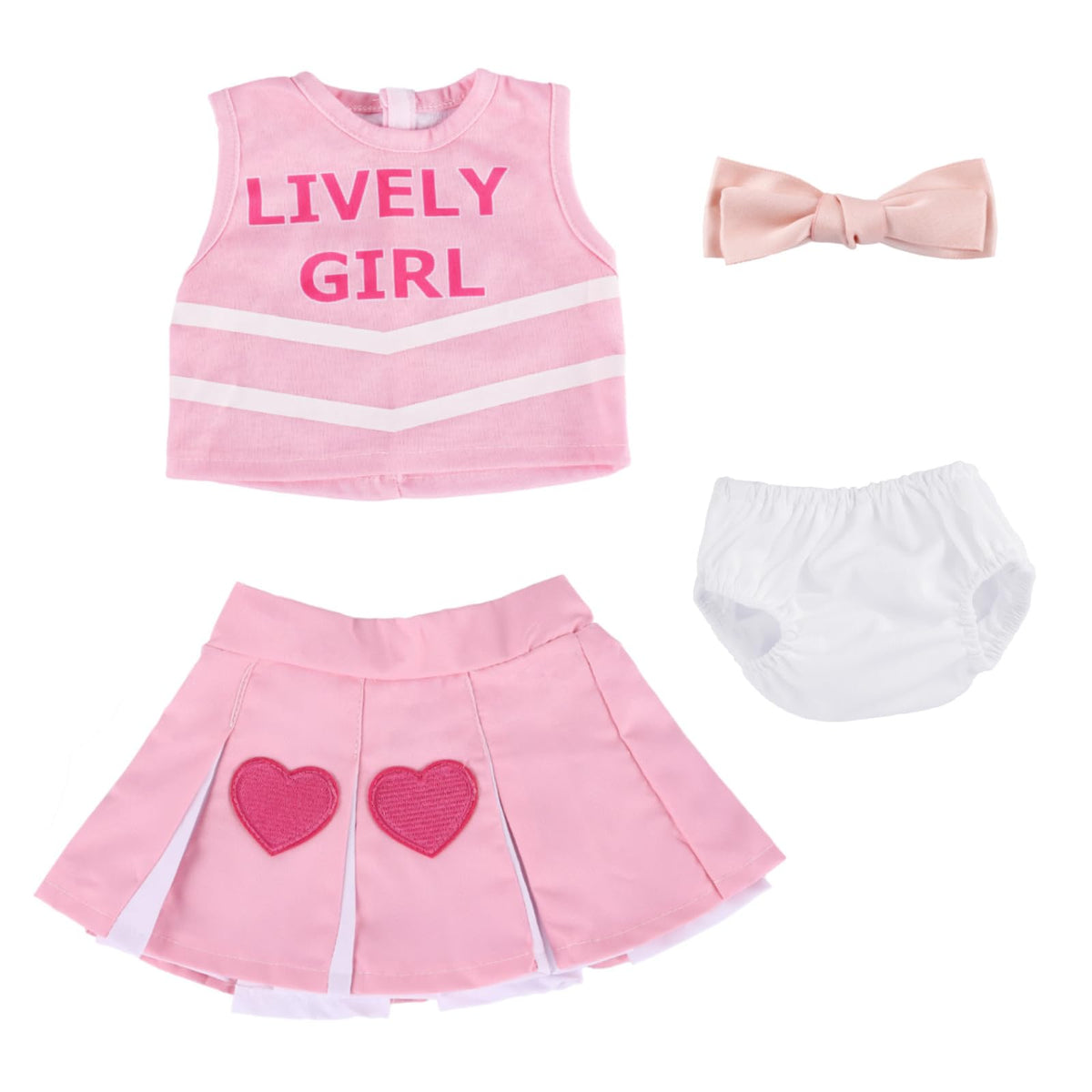 4 Pcs Reborn Baby Doll Clothes Set R37758