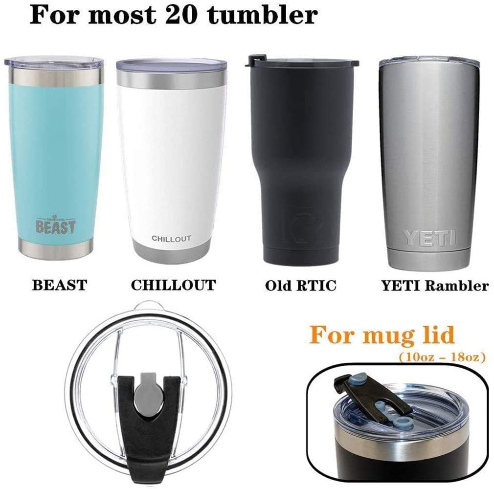 Replacement Flip Lids for Stainless Steel Insulated Tumbler Travel Mug P84304
