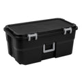 22 Gallon Black Wheeled Storage Trunk W1381