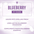 Dog Cologne 8 oz Bundle Plum Silky Blueberry Dew Finishing Spray X7872