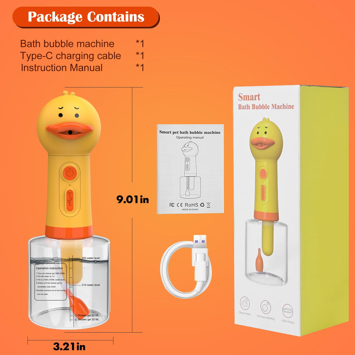 Electric Foaming Shampoo Dispenser V38327