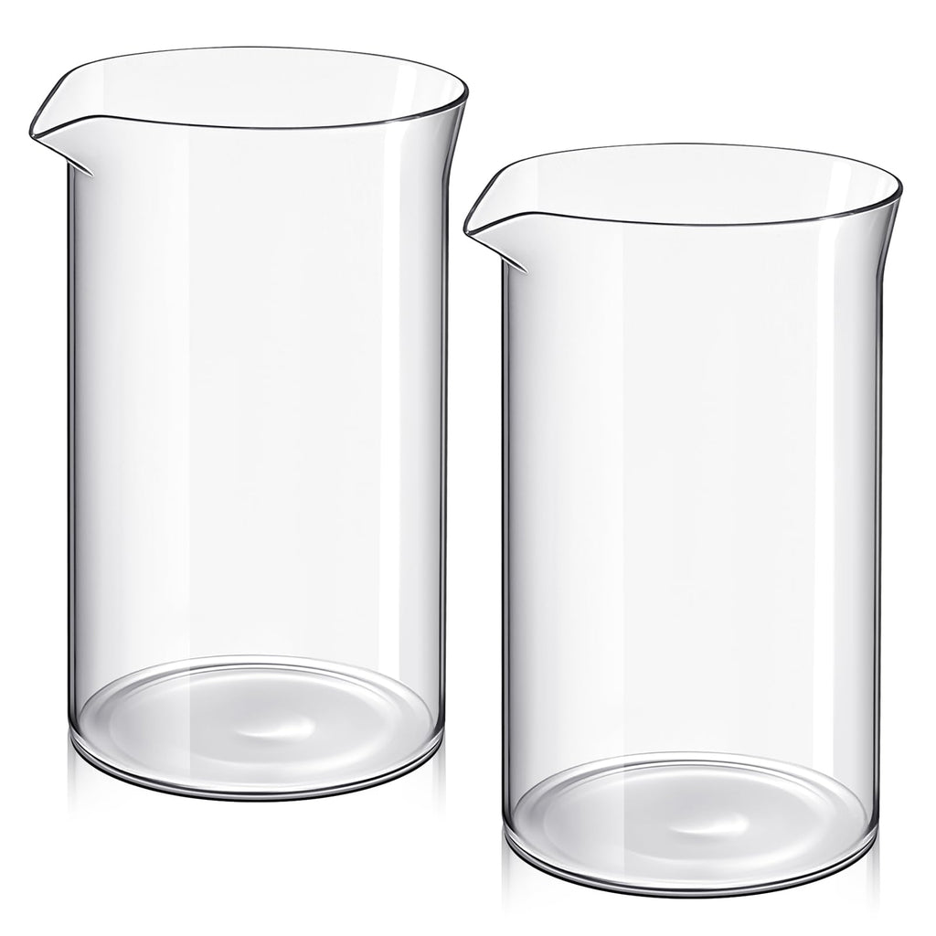 2 Pcs Borosilicate Glass French Press Replacement, 34 oz Q40404