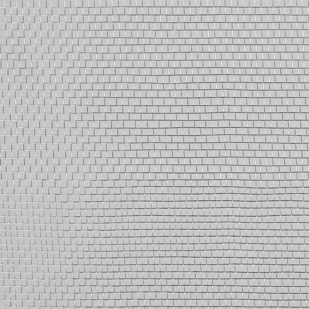 Aluminum Mesh Screen 39.4x196.9 Inch Silver Mesh Roll B392437