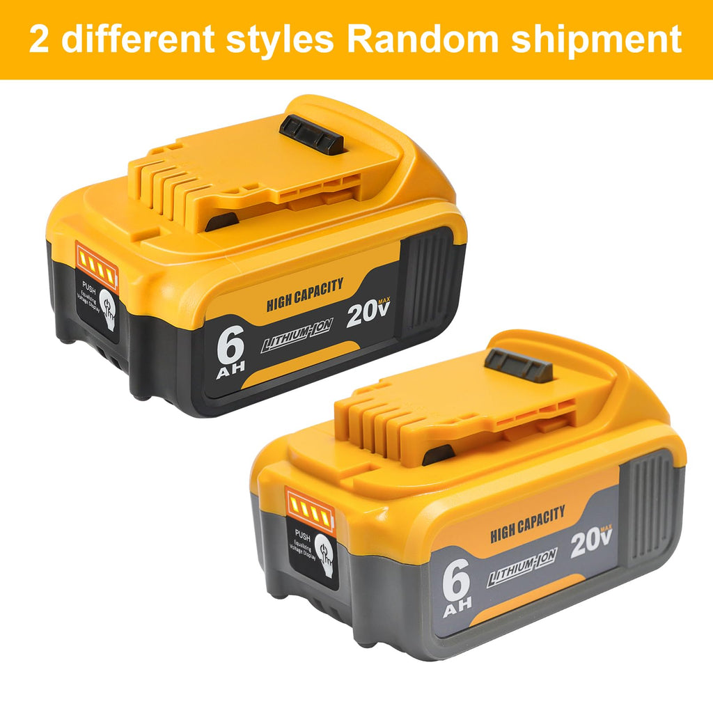 2 Pack 20V 6Ah Replacement Battery L9176