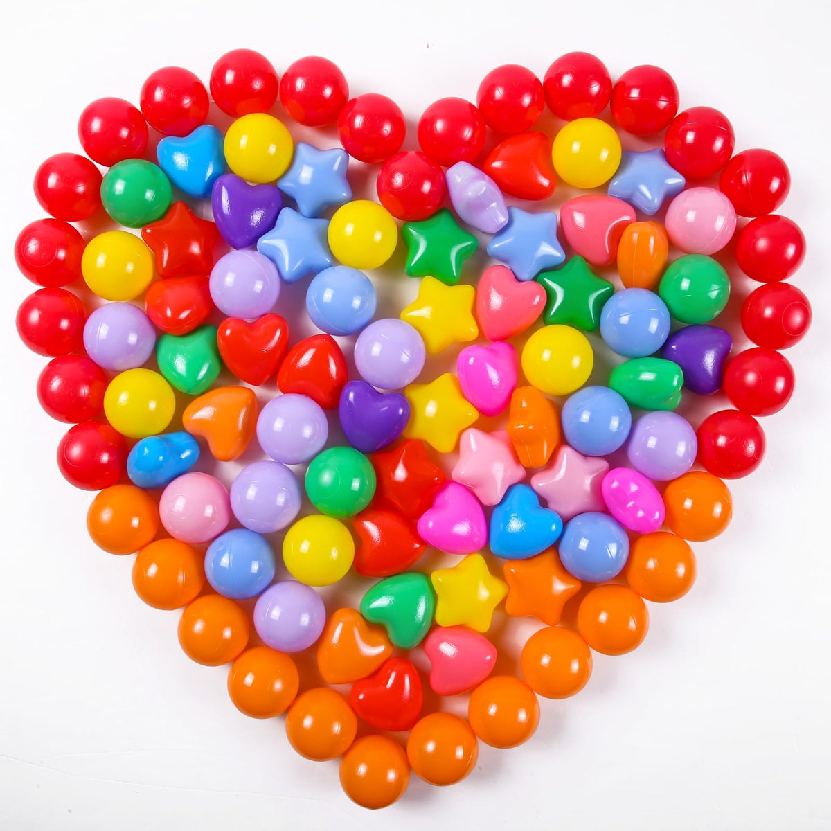 Pack of 100 200 500 BPA Free Non-Toxic Crush Proof Play Balls B4346