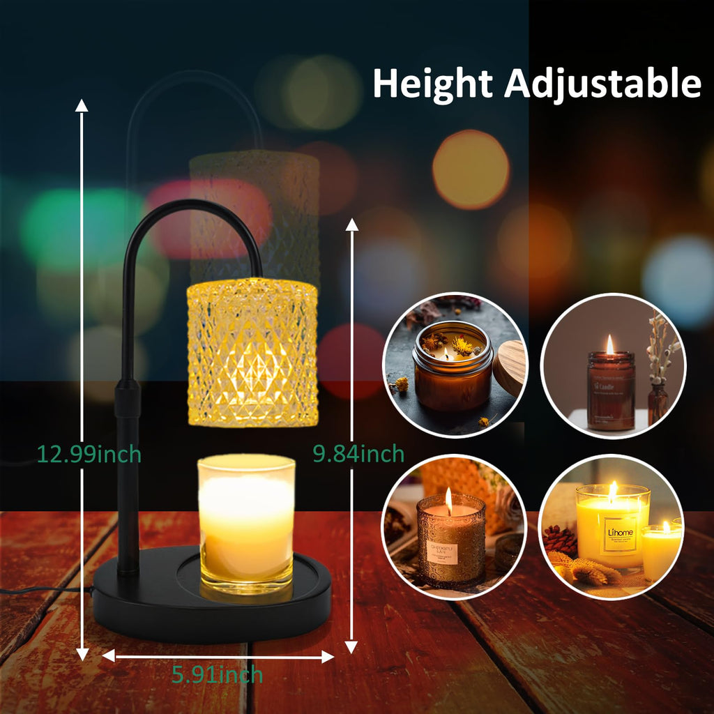 Candle Warmer Lamp with Timer Dimmable Height Adjustable M102