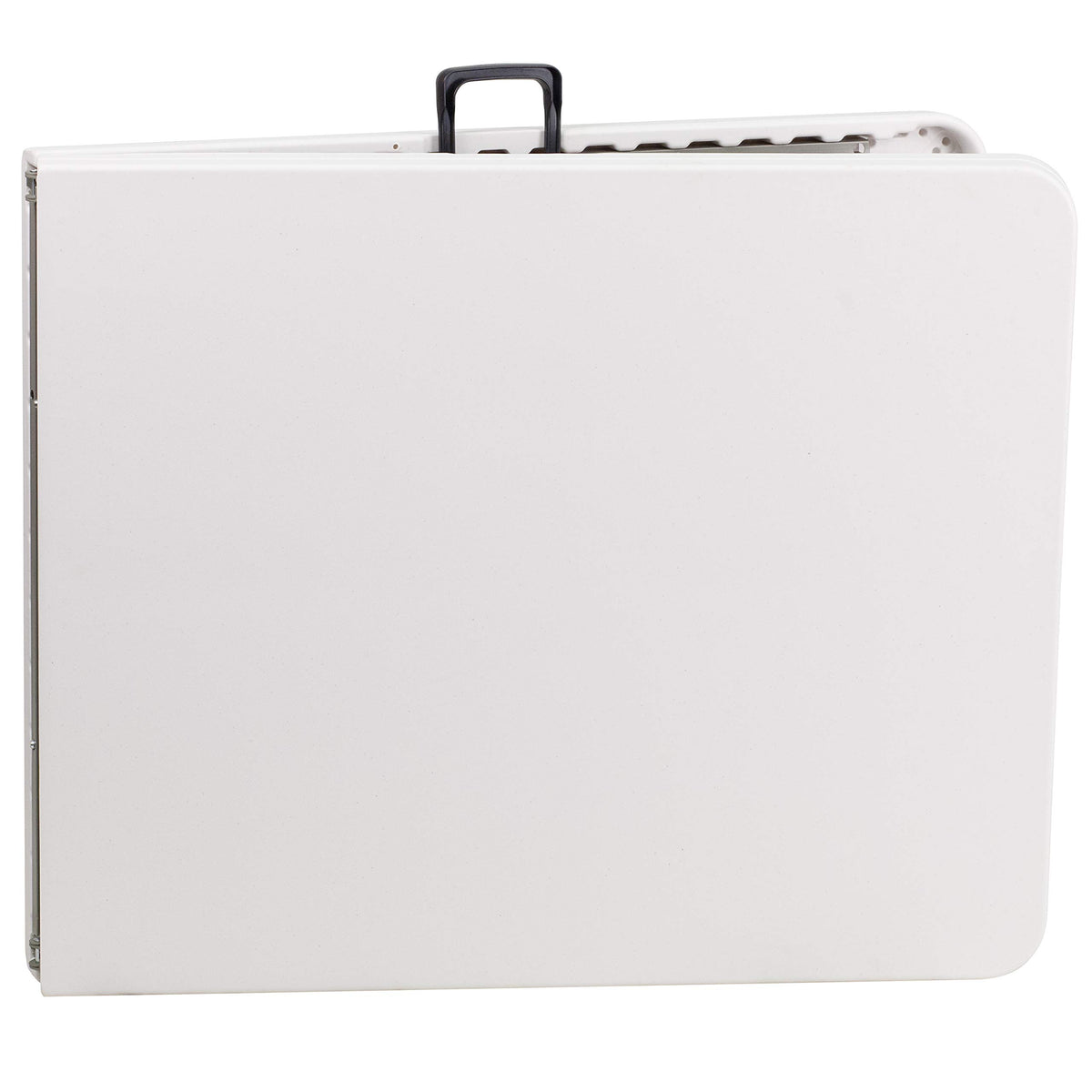 6-Foot Bi-Fold Granite White Plastic Folding Table with Carrying Handle B714833