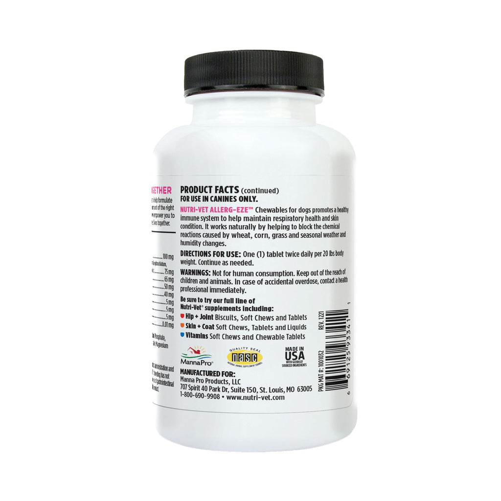 Dog Allergy Supplement 60 Count Q22680