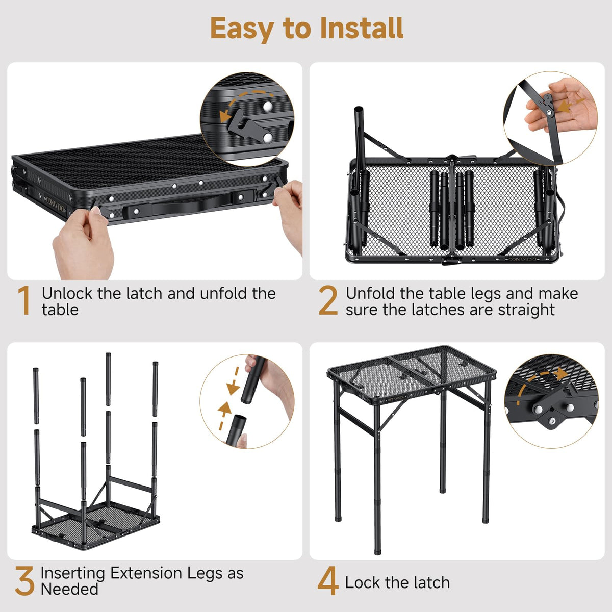 Folding Camping Table N6875