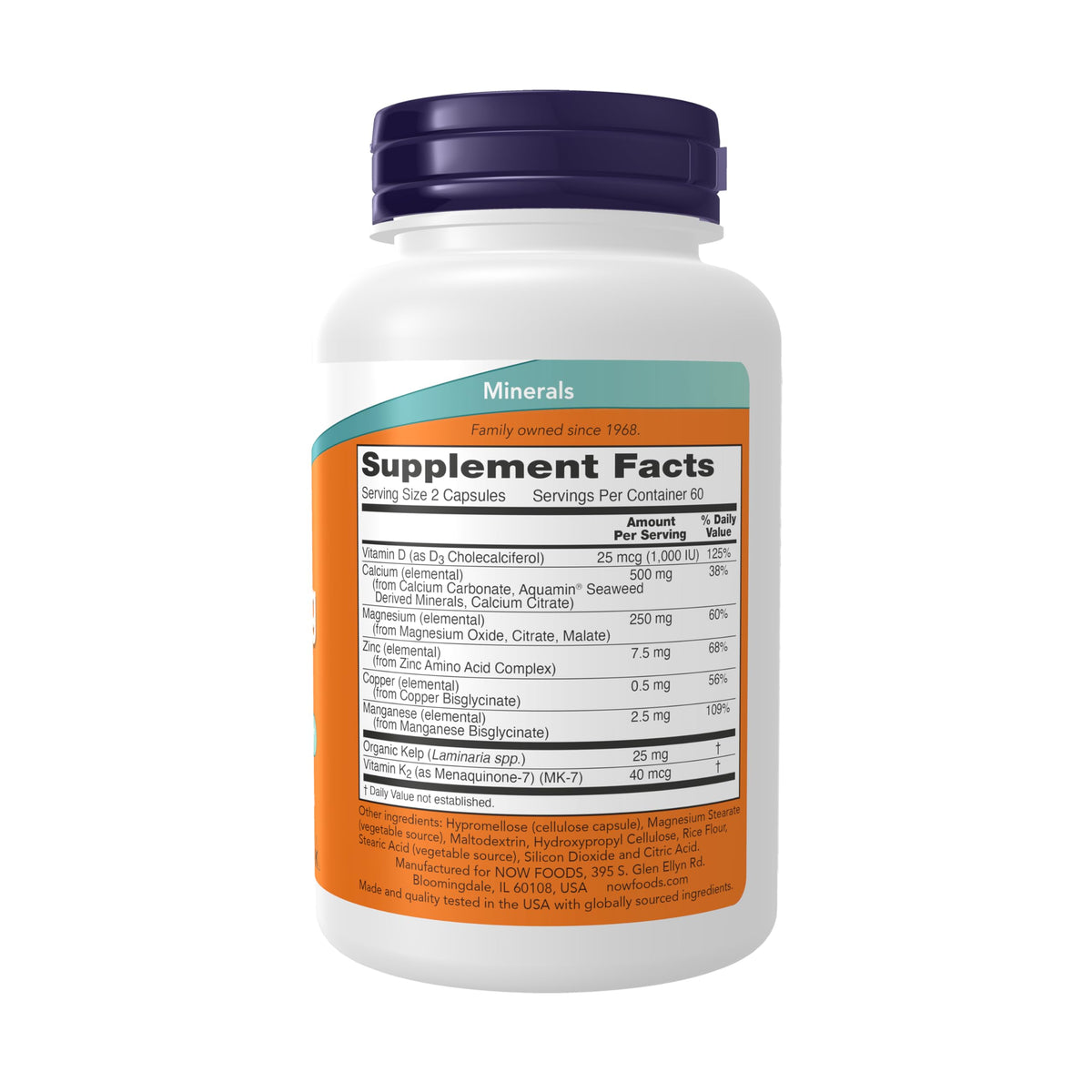 Cal-Mag Caps with Vitamin D and Minerals, 120 Veg Caps H143111
