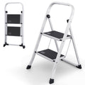 2-Step Folding Steel Ladder with Anti-Slip Platform Y48592