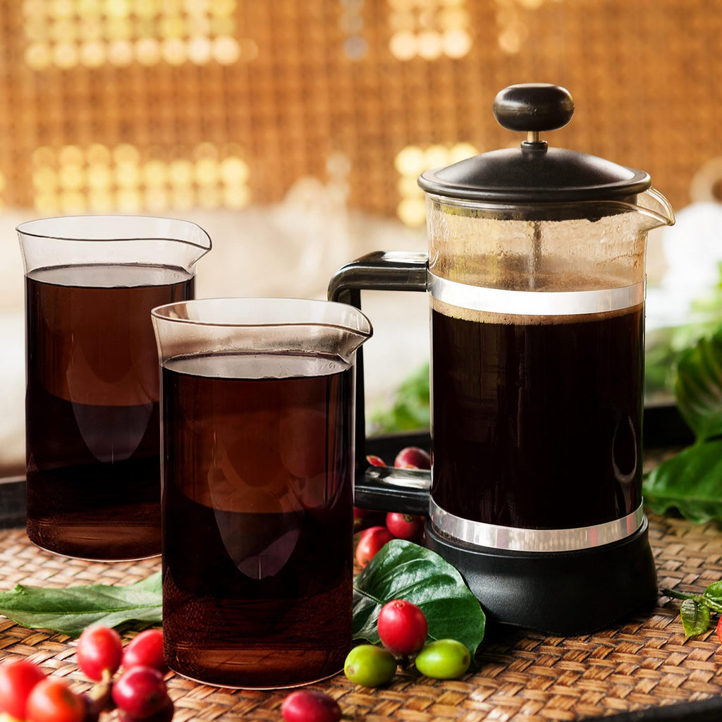 2 Pcs Borosilicate Glass French Press Replacement, 34 oz Q40404