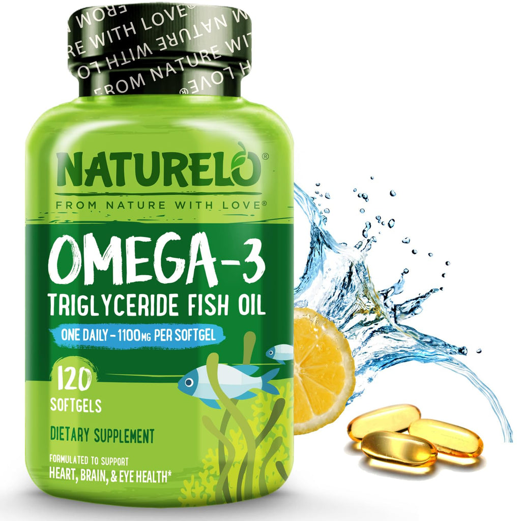 Omega 3 Fish Oil Supplement 1100mg 120 Softgels Z81092