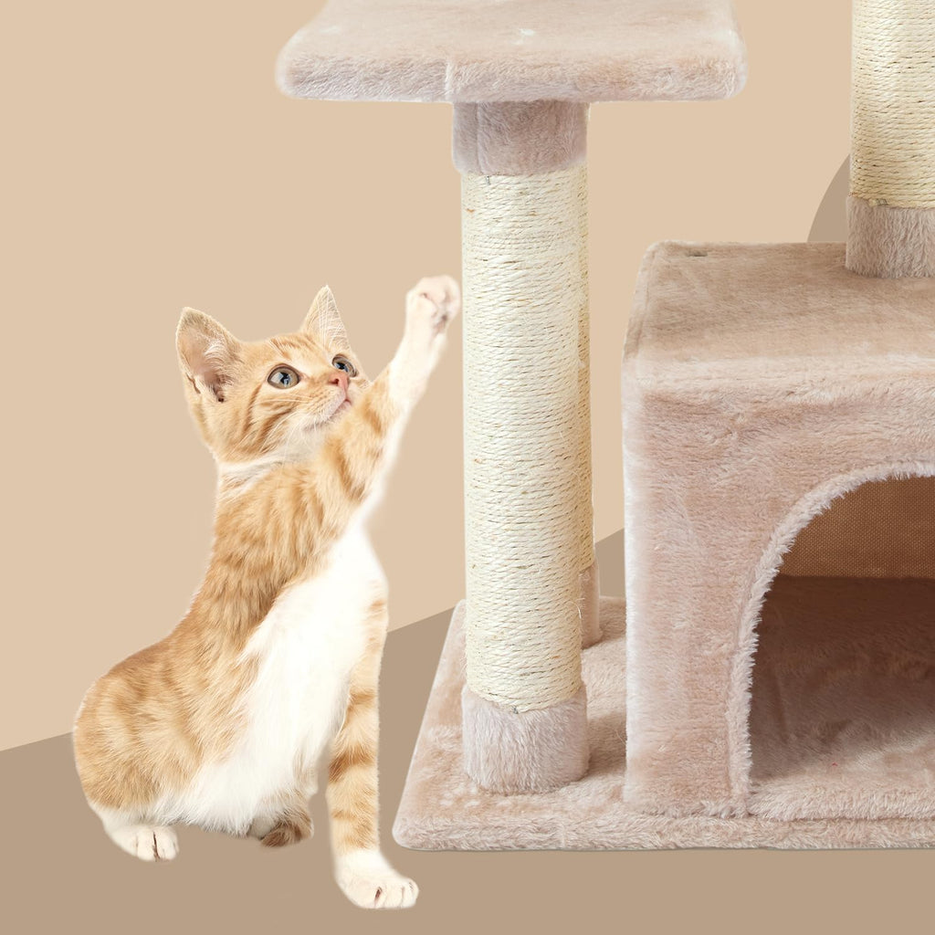 Cat Tree with Sisal Scratching Posts K372382