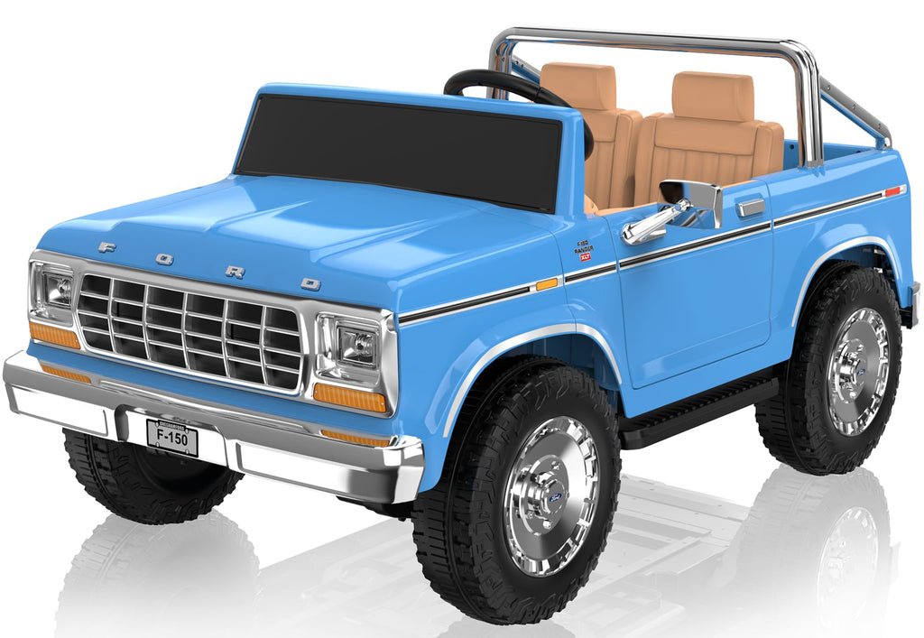 Blue 24V 2 Seater Ride on Car N71560