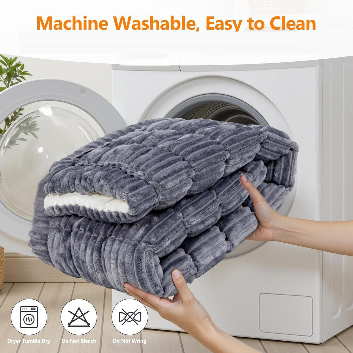 Non-Slip Machine Washable Dog Bed 51" x 23.5" I9184