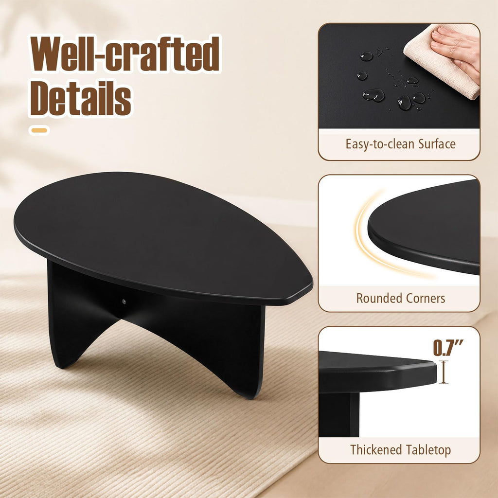 Oval Coffee Table Black G34111