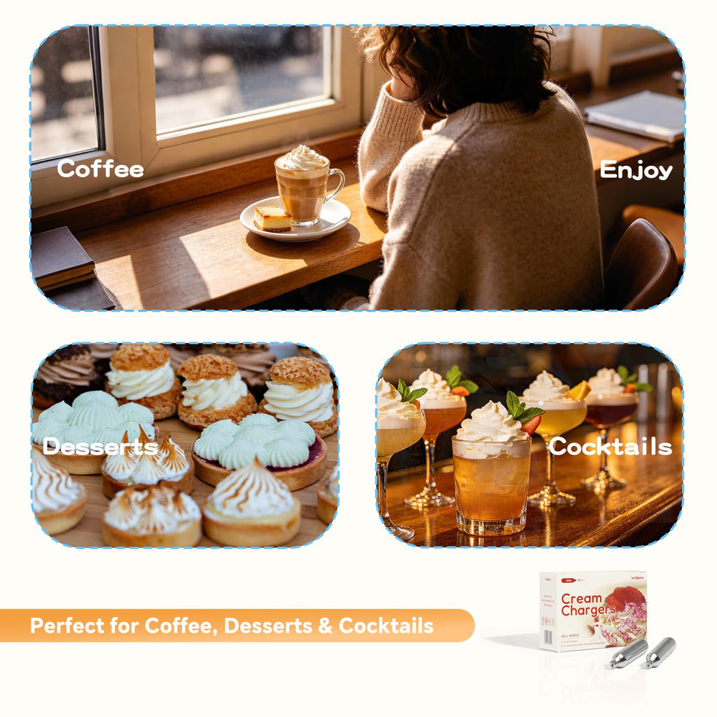 8g Whipped Cream Chargers Food Grade X11295