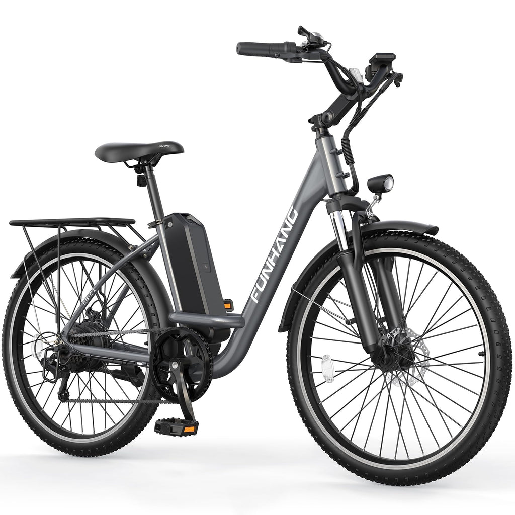 26" 1000W Electric Bike with 48V Battery, 7-Speed J46173